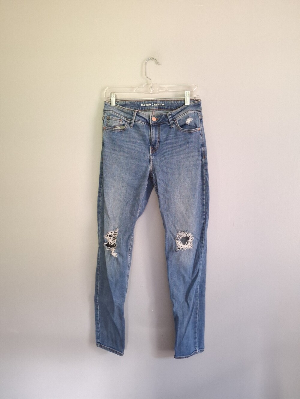 Old Navy Rockstar Distressed Skinny Jeans